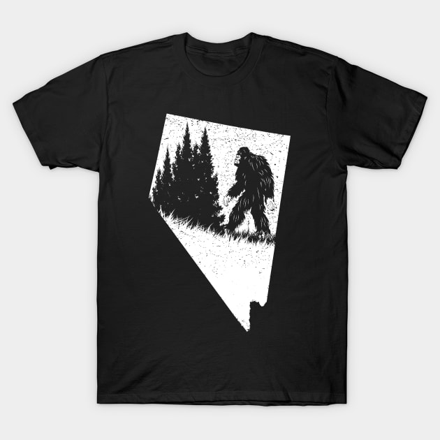 Nevada Bigfoot T-Shirt by Tesszero